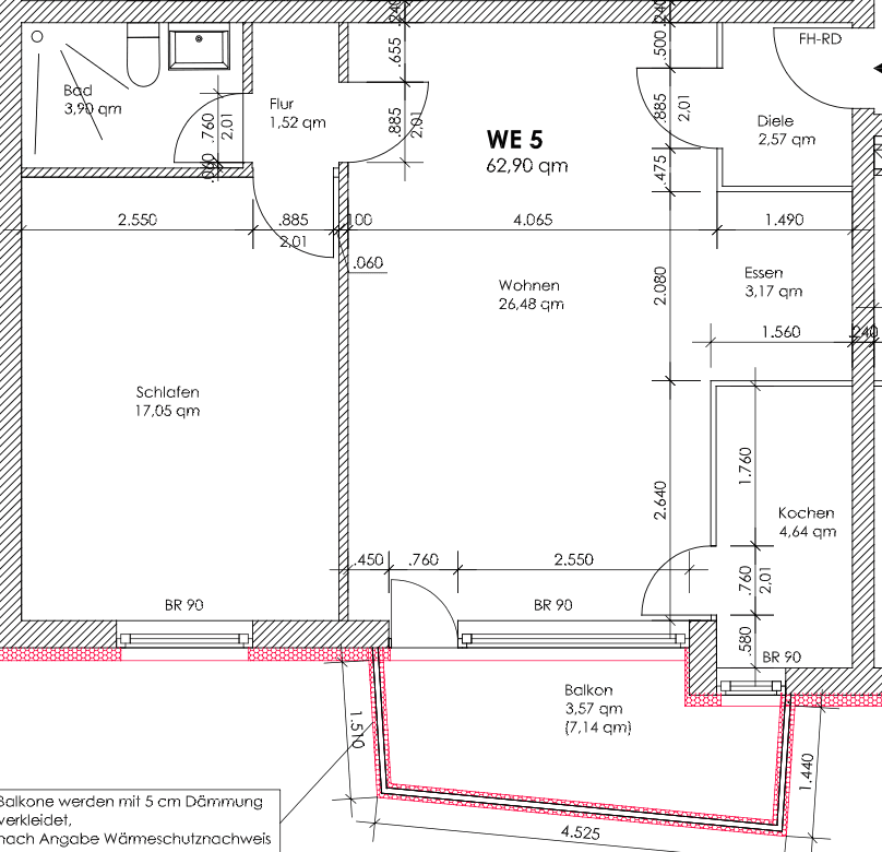 Prenájom bytu 2-izbový 63 m², Gerresheimer Straße 104, Hilden, Severné Porýnie - Westfálsko Prenájom bytu 2-izbový 63 m², Gerresheimer Straße 104, Hilden, Severné Porýnie - Westfálsko