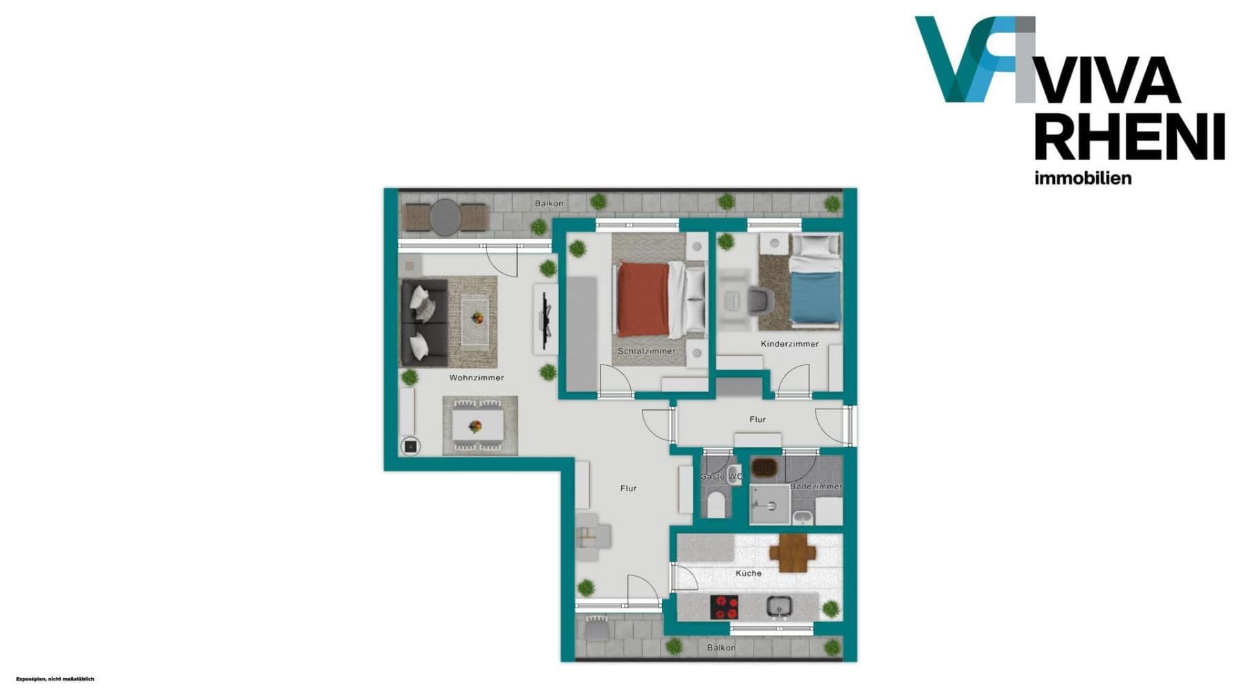 Predaj bytu 3-izbový 88 m², Bonn - Heiderhof, Severné Porýnie - Westfálsko Predaj bytu 3-izbový 88 m², Bonn - Heiderhof, Severné Porýnie - Westfálsko