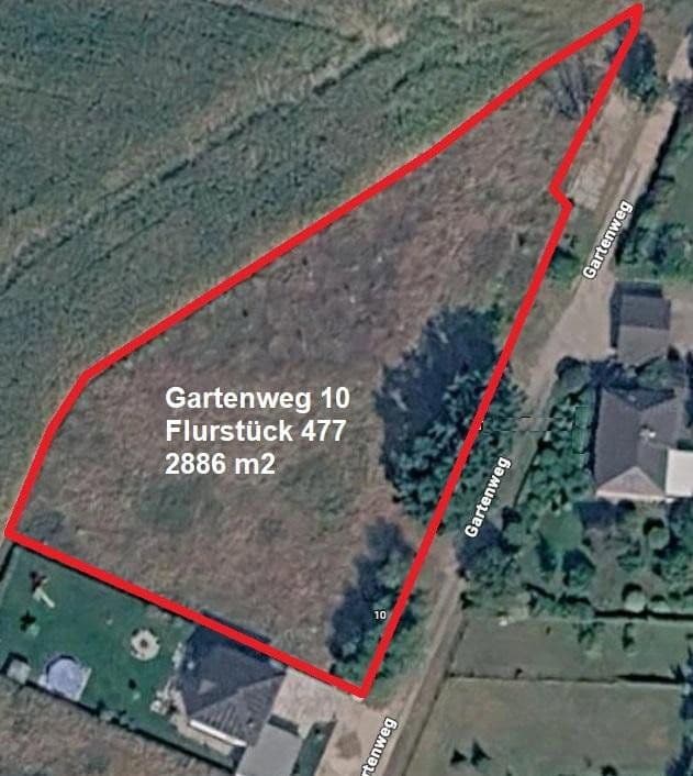 Predaj pozemku 2.886 m², Gartenweg 10, Seeblick, Brandenbursko Predaj pozemku 2.886 m², Gartenweg 10, Seeblick, Brandenbursko