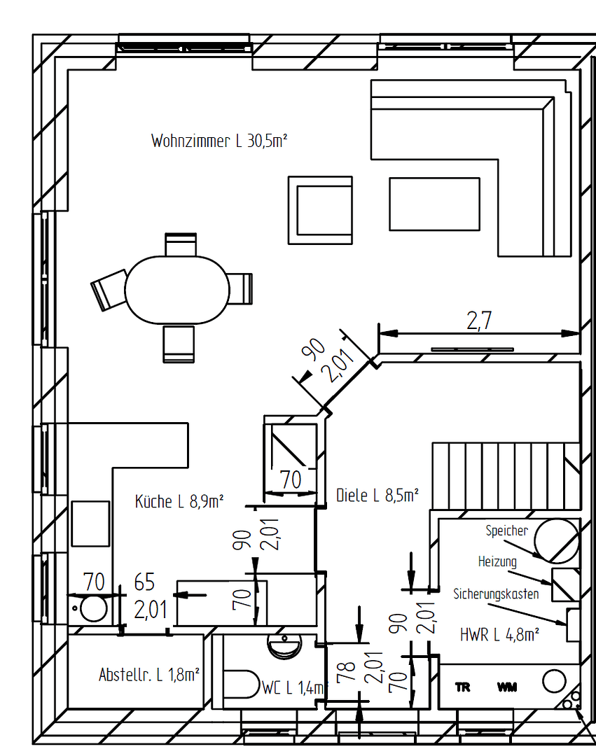 Prenájom domu 130 m², pozemek 250 m², Wilhelmstraße, Tornesch, Šlezvicko-Holštajnsko Prenájom domu 130 m², pozemek 250 m², Wilhelmstraße, Tornesch, Šlezvicko-Holštajnsko