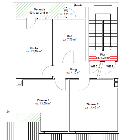 Prenájom bytu 2-izbový 57 m², Geigerstraße 9, Pforzheim, Bádensko-Wurttembersko Prenájom bytu 2-izbový 57 m², Geigerstraße 9, Pforzheim, Bádensko-Wurttembersko