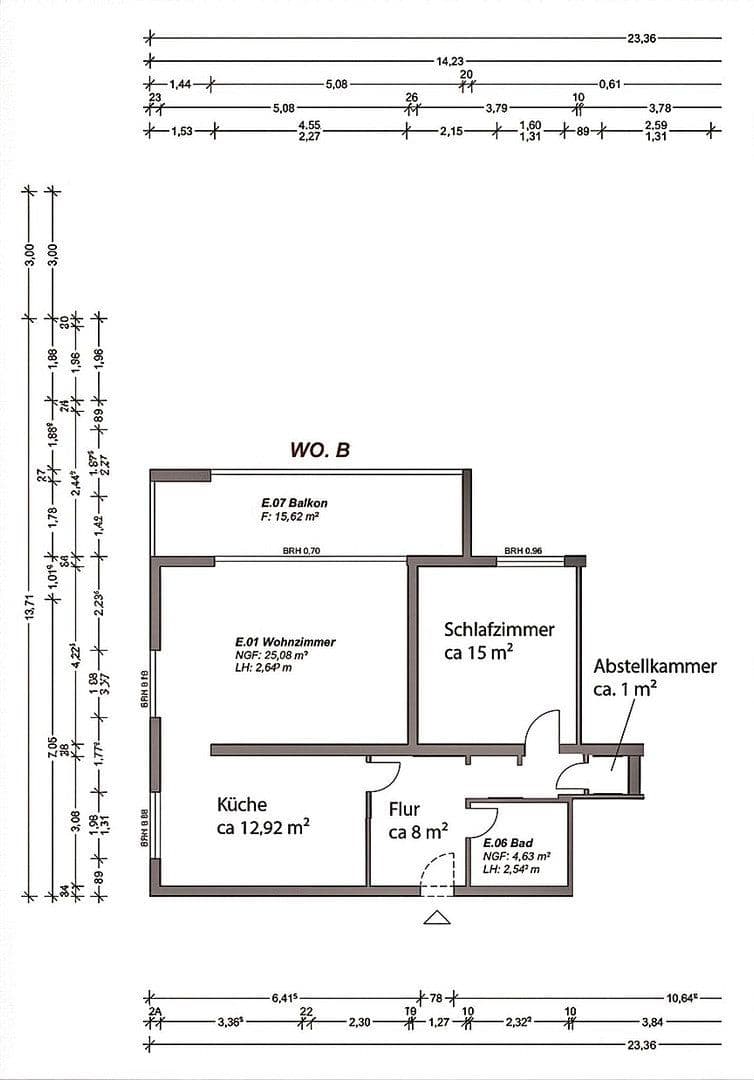 Prenájom bytu 2-izbový 74 m², Am Tyrol 25, Iserlohn, Severné Porýnie - Westfálsko Prenájom bytu 2-izbový 74 m², Am Tyrol 25, Iserlohn, Severné Porýnie - Westfálsko