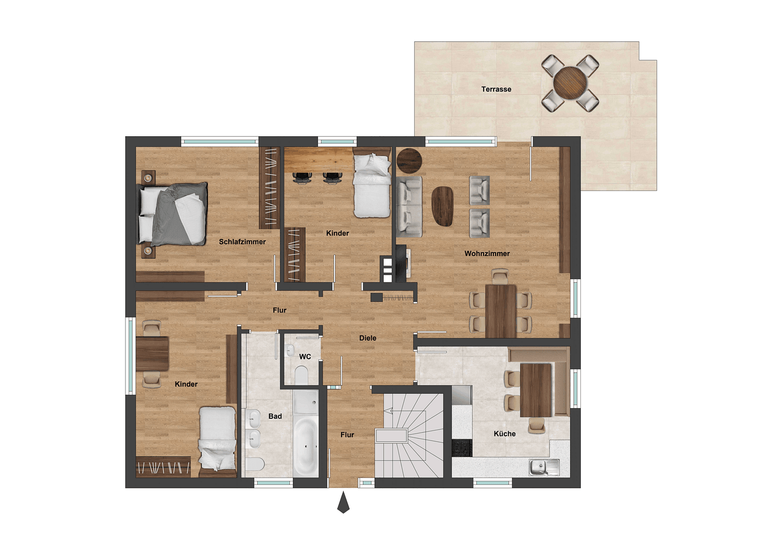 Prenájom bytu 4-izbový 114 m², Fürth, Bavorsko Prenájom bytu 4-izbový 114 m², Fürth, Bavorsko