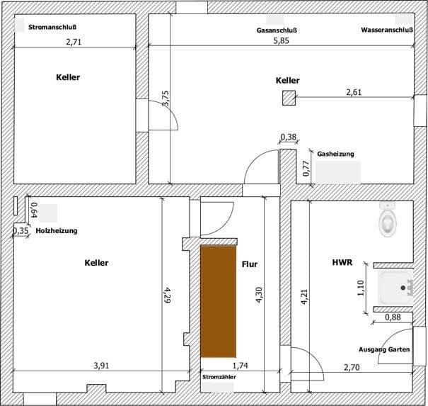 Predaj domu 123 m², pozemek 518 m², Potsdam, Brandenbursko Predaj domu 123 m², pozemek 518 m², Potsdam, Brandenbursko