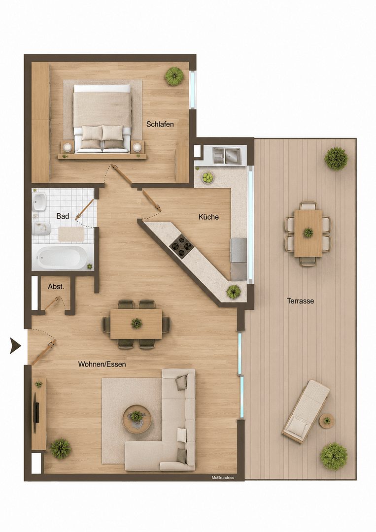 Prenájom bytu 2-izbový 62 m², An der Post 13, Weinböhla, Sasko Prenájom bytu 2-izbový 62 m², An der Post 13, Weinböhla, Sasko