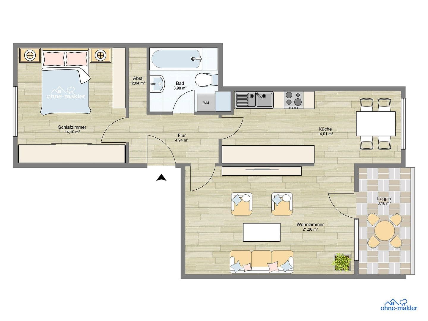Prenájom bytu 2-izbový 64 m², Im Rosengärtchen 4, Oberursel (Taunus), Hesensko Prenájom bytu 2-izbový 64 m², Im Rosengärtchen 4, Oberursel (Taunus), Hesensko