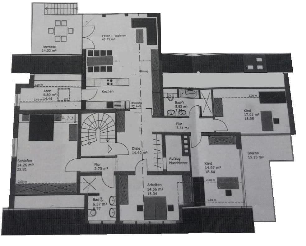 Prenájom bytu 5-izbový 170 m², Bielefeld, Severné Porýnie - Westfálsko Prenájom bytu 5-izbový 170 m², Bielefeld, Severné Porýnie - Westfálsko