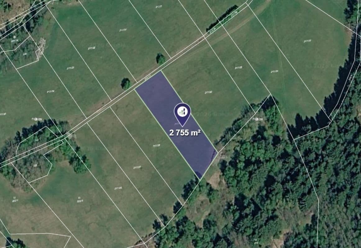 Predaj pozemku 2.755 m², Číhaň, Plzeňský kraj Predaj pozemku 2.755 m², Číhaň, Plzeňský kraj