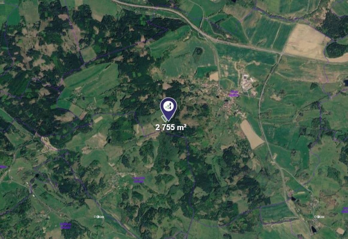 Predaj pozemku 2.755 m², Číhaň, Plzeňský kraj Predaj pozemku 2.755 m², Číhaň, Plzeňský kraj