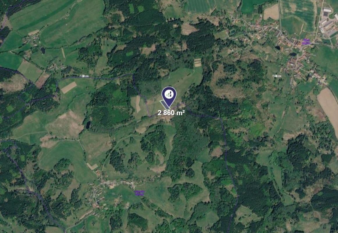 Predaj pozemku 2.860 m², Číhaň, Plzeňský kraj Predaj pozemku 2.860 m², Číhaň, Plzeňský kraj