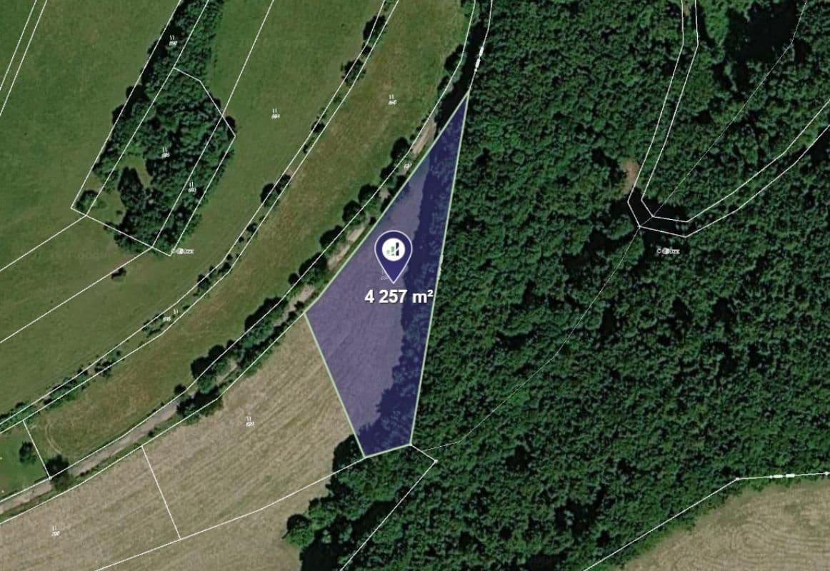 Predaj pozemku 4.257 m², Bousín, Olomoucký kraj Predaj pozemku 4.257 m², Bousín, Olomoucký kraj