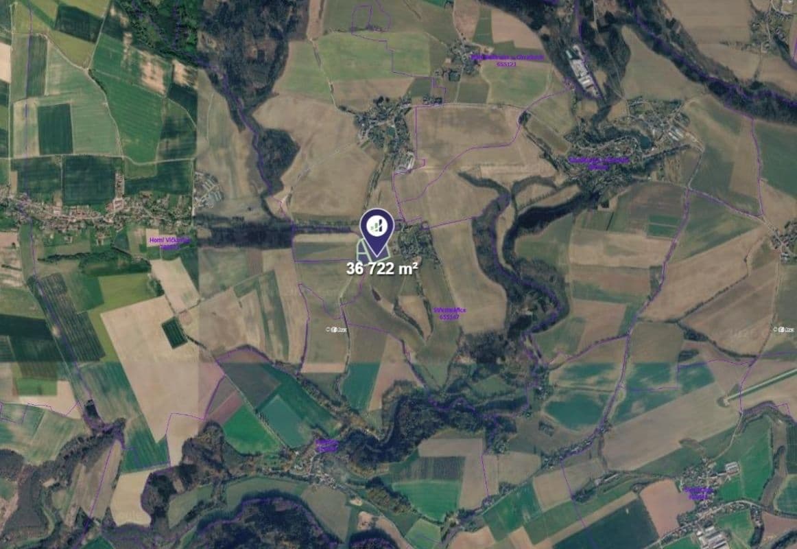 Predaj pozemku 36.722 m², Chvalkovice, Královéhradecký kraj Predaj pozemku 36.722 m², Chvalkovice, Královéhradecký kraj