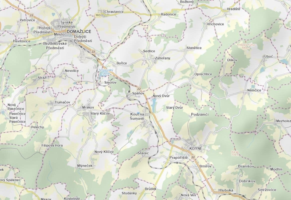 Predaj pozemku 3.190 m², Kout na Šumavě, Plzeňský kraj Predaj pozemku 3.190 m², Kout na Šumavě, Plzeňský kraj