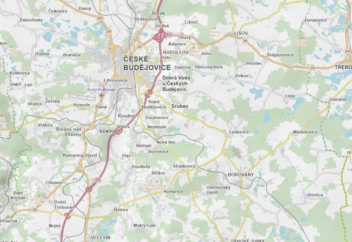 Predaj pozemku 2.539 m², Nová Ves, Jihočeský kraj Predaj pozemku 2.539 m², Nová Ves, Jihočeský kraj