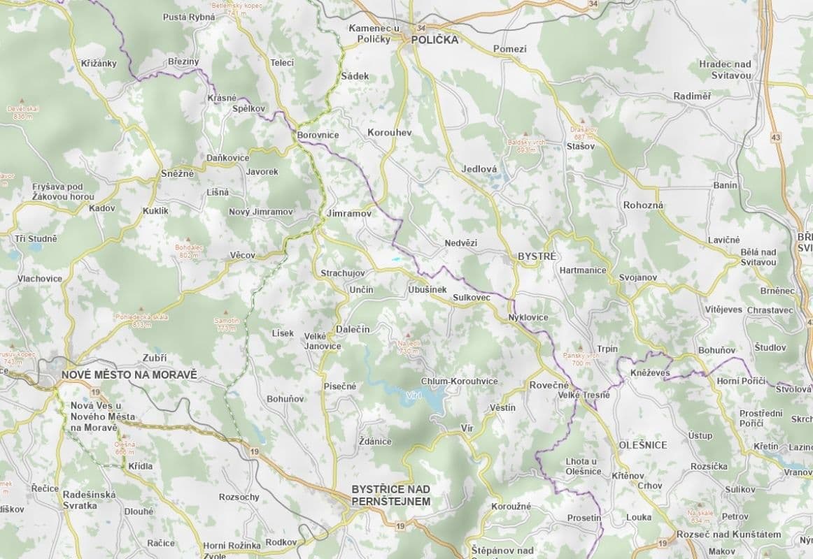 Predaj pozemku 18.303 m², Jimramov, Kraj Vysočina Predaj pozemku 18.303 m², Jimramov, Kraj Vysočina