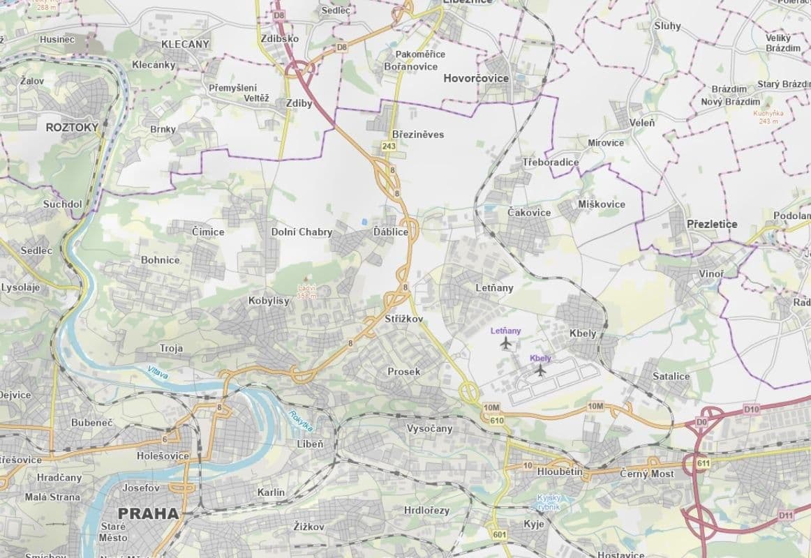 Predaj pozemku 1.817 m², Praha, Praha Predaj pozemku 1.817 m², Praha, Praha