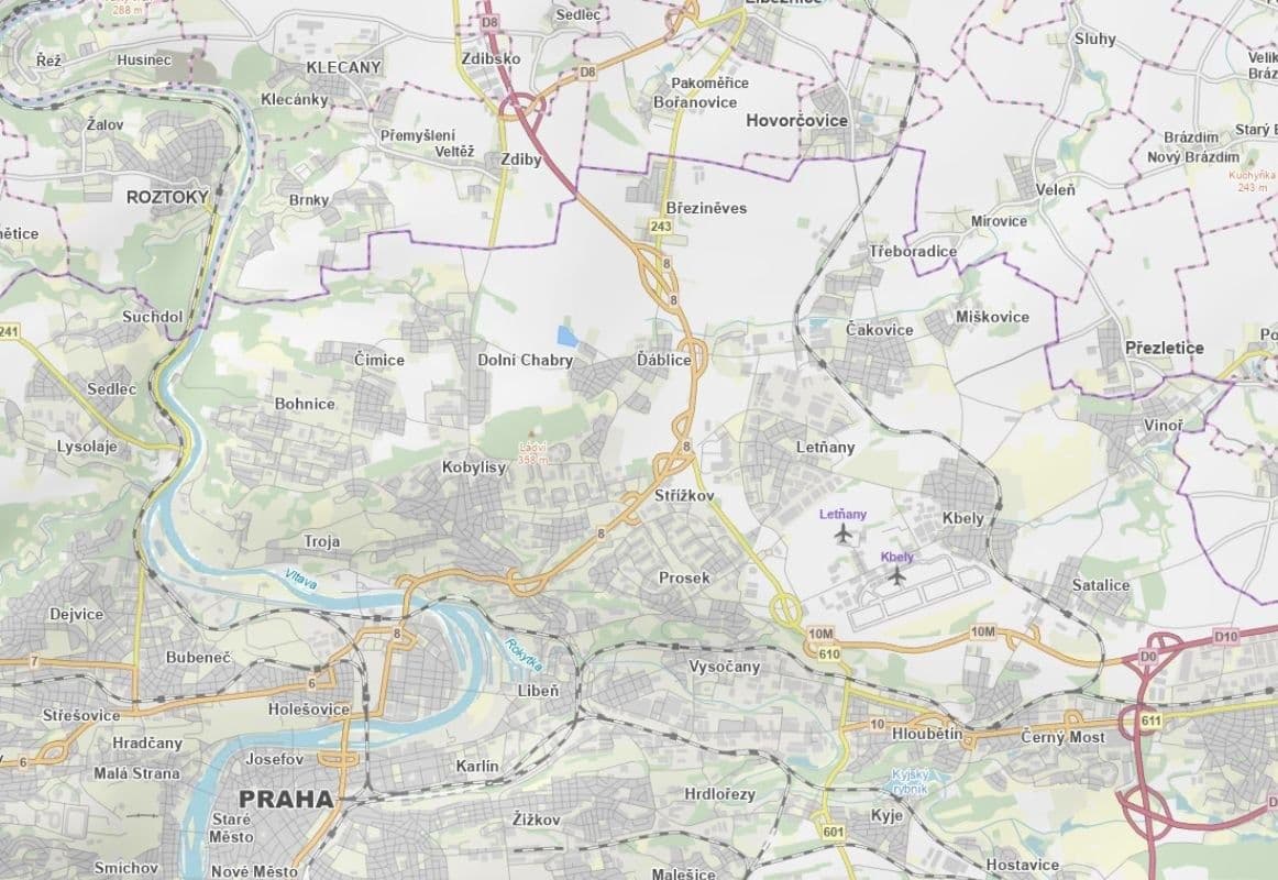Predaj pozemku 10.316 m², Praha, Praha Predaj pozemku 10.316 m², Praha, Praha