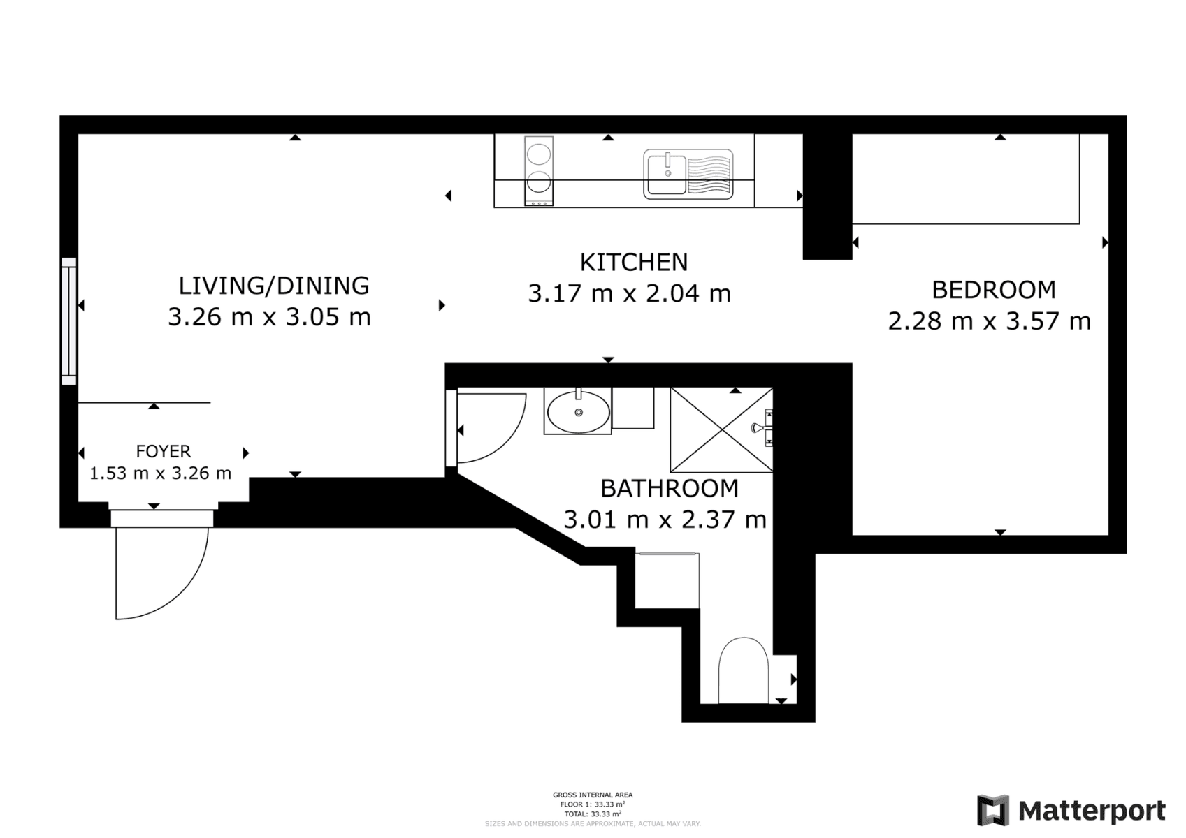 Prenájom bytu 1-izbový 30 m², Navrátilova, Praha, Praha Prenájom bytu 1-izbový 30 m², Navrátilova, Praha, Praha