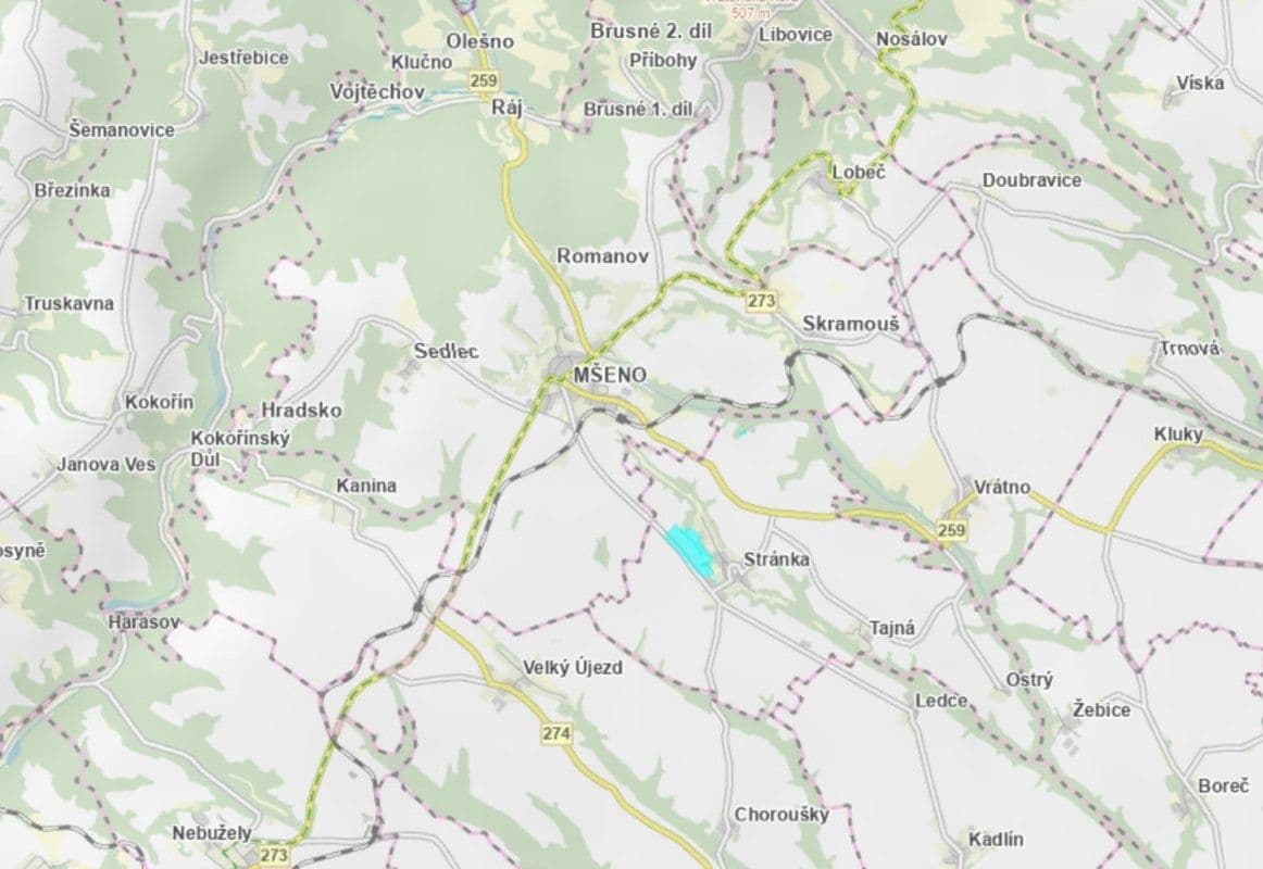 Predaj pozemku 131.049 m², Stránka, Středočeský kraj Predaj pozemku 131.049 m², Stránka, Středočeský kraj
