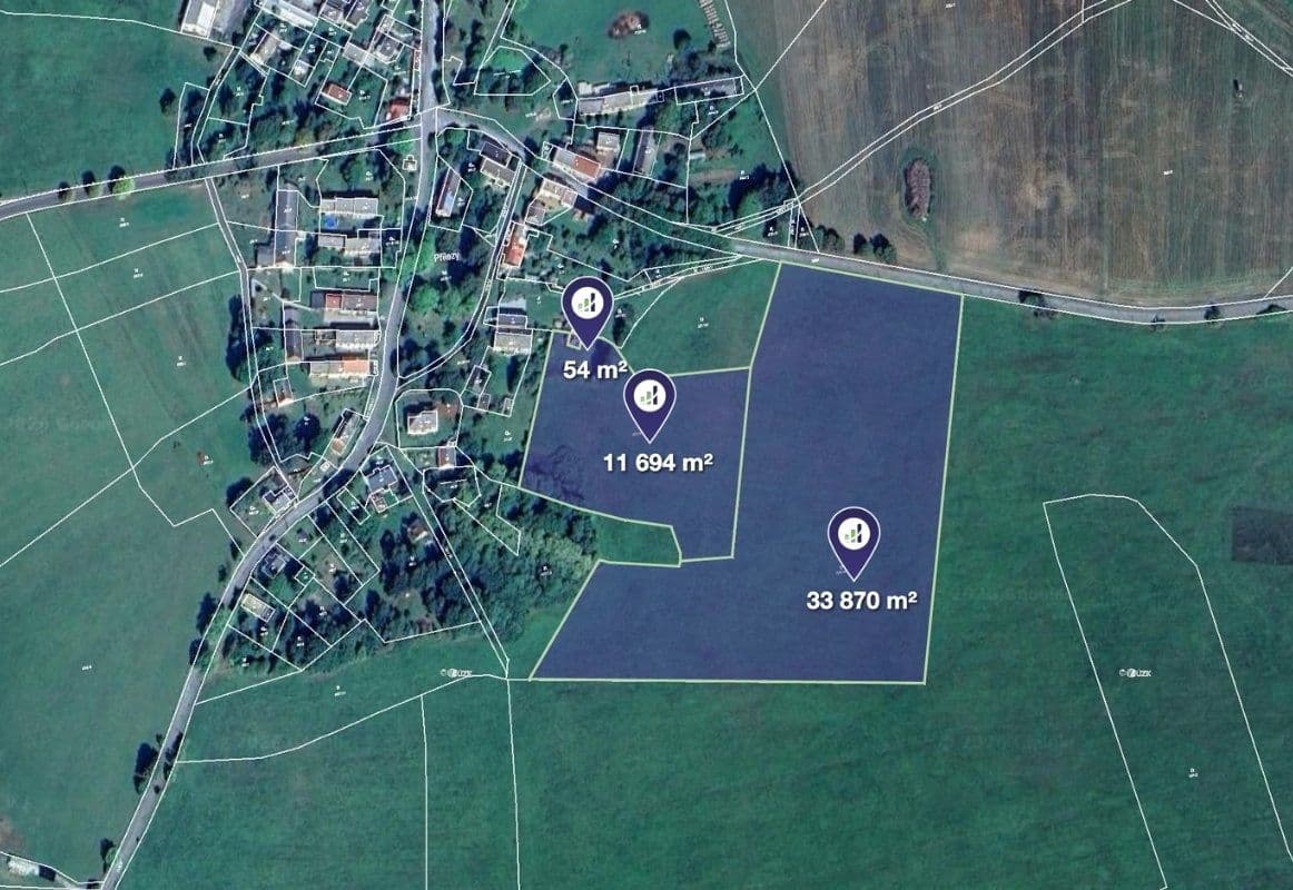 Predaj pozemku 45.618 m², Útvina, Karlovarský kraj Predaj pozemku 45.618 m², Útvina, Karlovarský kraj