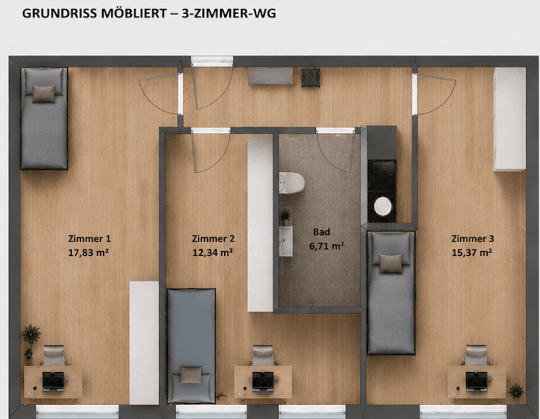 Predaj bytu 3-izbový 57 m², Hamburg, Hamburg Predaj bytu 3-izbový 57 m², Hamburg, Hamburg