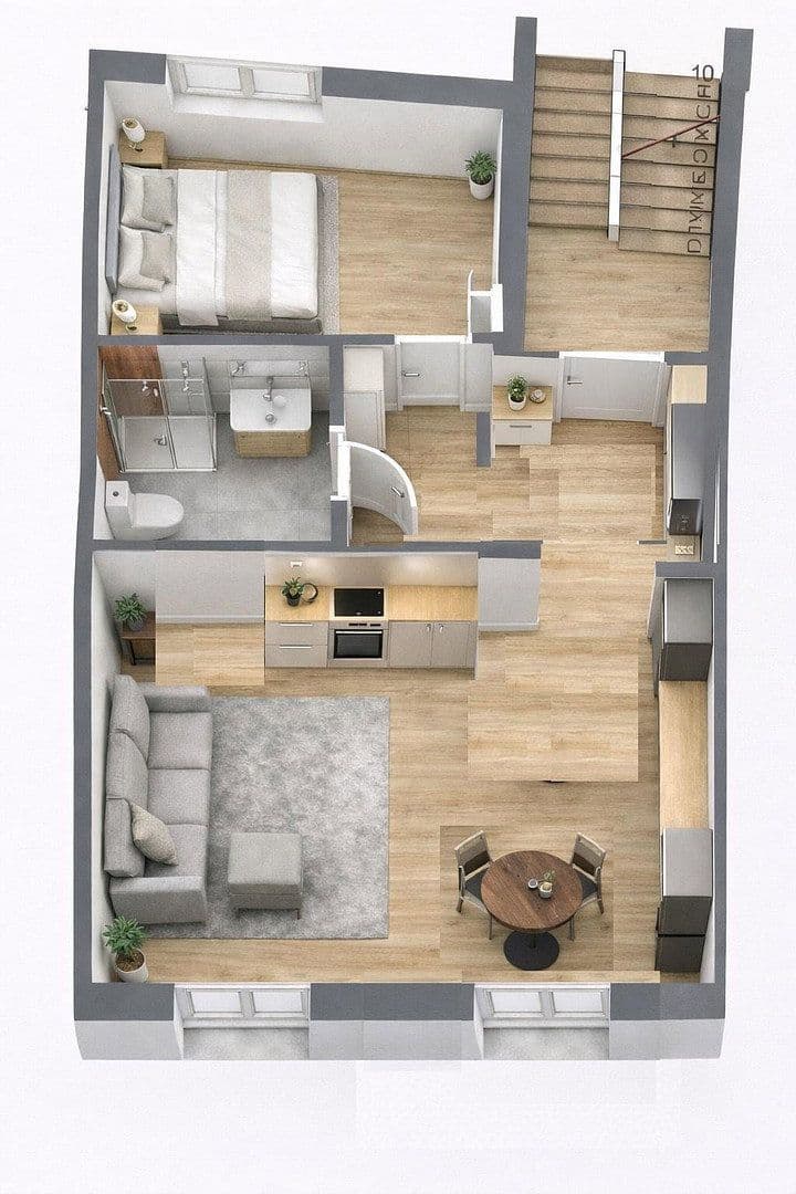 Prenájom bytu 2-izbový 40 m², Köln, Severné Porýnie - Westfálsko Prenájom bytu 2-izbový 40 m², Köln, Severné Porýnie - Westfálsko