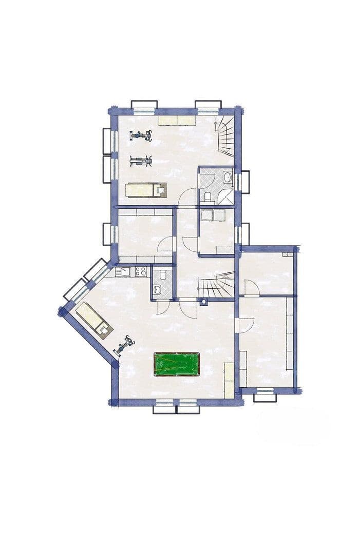 Prenájom domu 216 m², pozemek 416 m², Bachstr. 12, Orthofen, Bavorsko Prenájom domu 216 m², pozemek 416 m², Bachstr. 12, Orthofen, Bavorsko