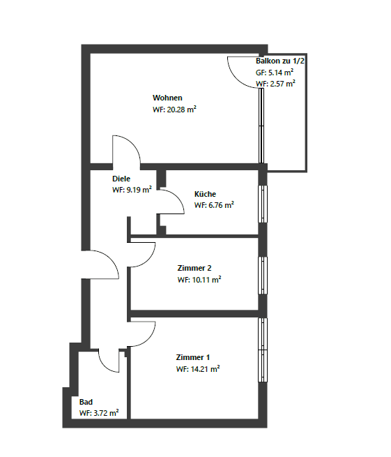 Predaj bytu 3-izbový 67 m², München, Bavorsko Predaj bytu 3-izbový 67 m², München, Bavorsko
