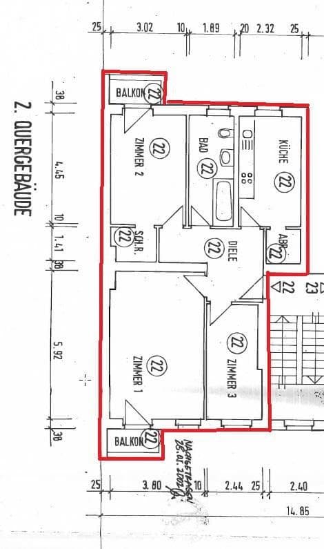 Predaj bytu 3-izbový 85 m², Schönhauser Allee 74, Berlin, Berlín Predaj bytu 3-izbový 85 m², Schönhauser Allee 74, Berlin, Berlín