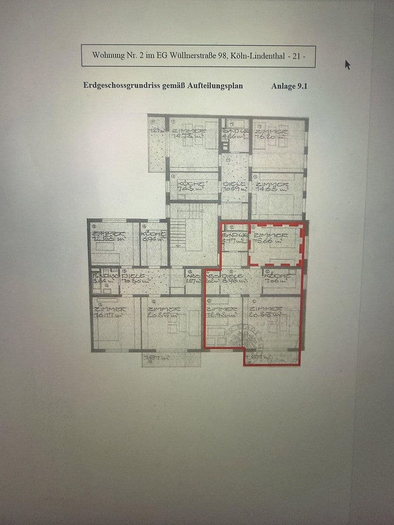 Prenájom bytu 2-izbový 61 m², Köln, Severné Porýnie - Westfálsko Prenájom bytu 2-izbový 61 m², Köln, Severné Porýnie - Westfálsko