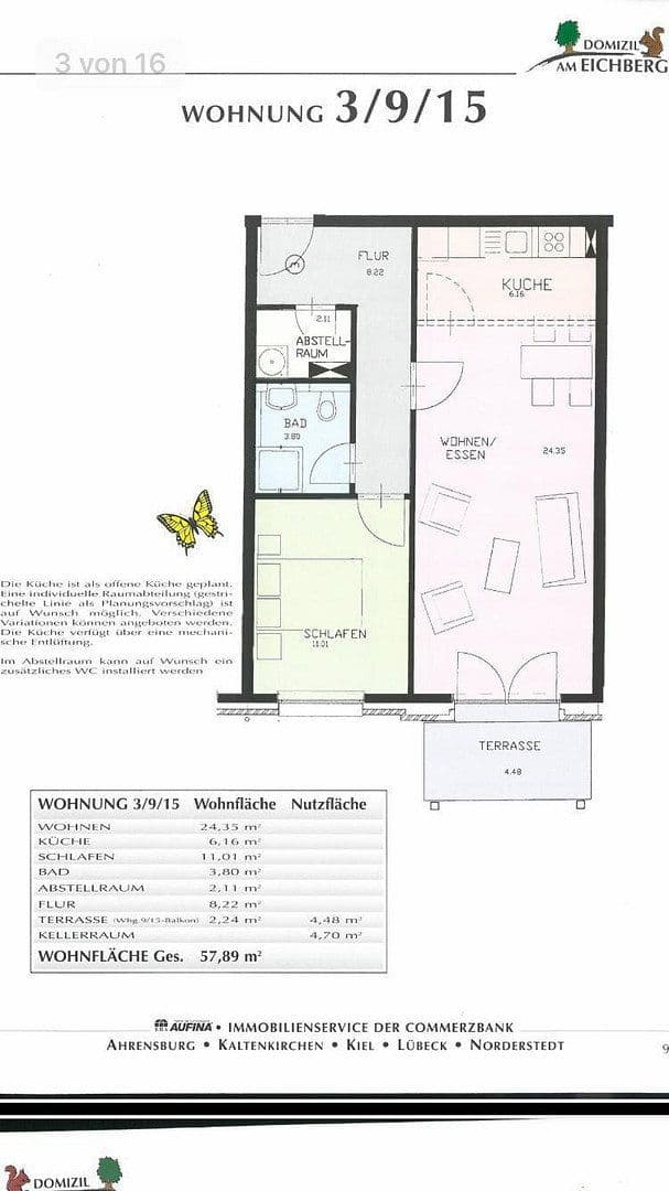 Predaj bytu 2-izbový 58 m², Bad Segeberg, Šlezvicko-Holštajnsko Predaj bytu 2-izbový 58 m², Bad Segeberg, Šlezvicko-Holštajnsko