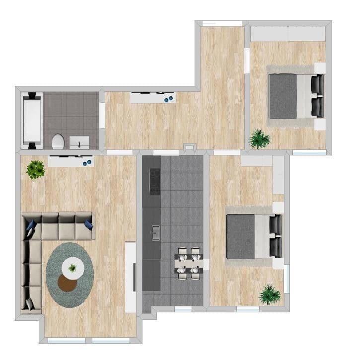 Predaj bytu 3-izbový 88 m², Weststraße 49, Plavno, Sasko Predaj bytu 3-izbový 88 m², Weststraße 49, Plavno, Sasko