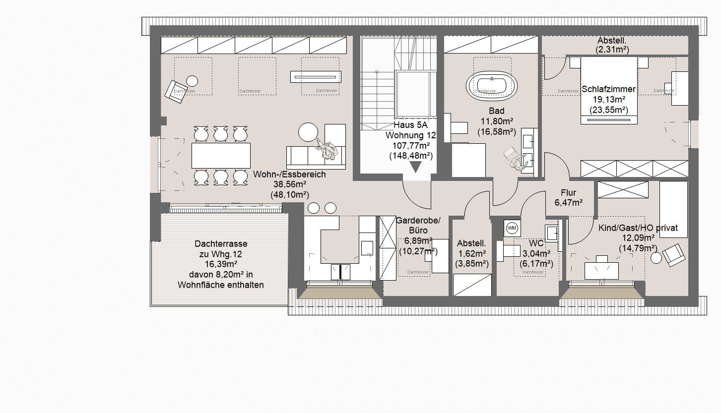 Predaj bytu 3-izbový 108 m², Grafing bei München, Bavorsko Predaj bytu 3-izbový 108 m², Grafing bei München, Bavorsko