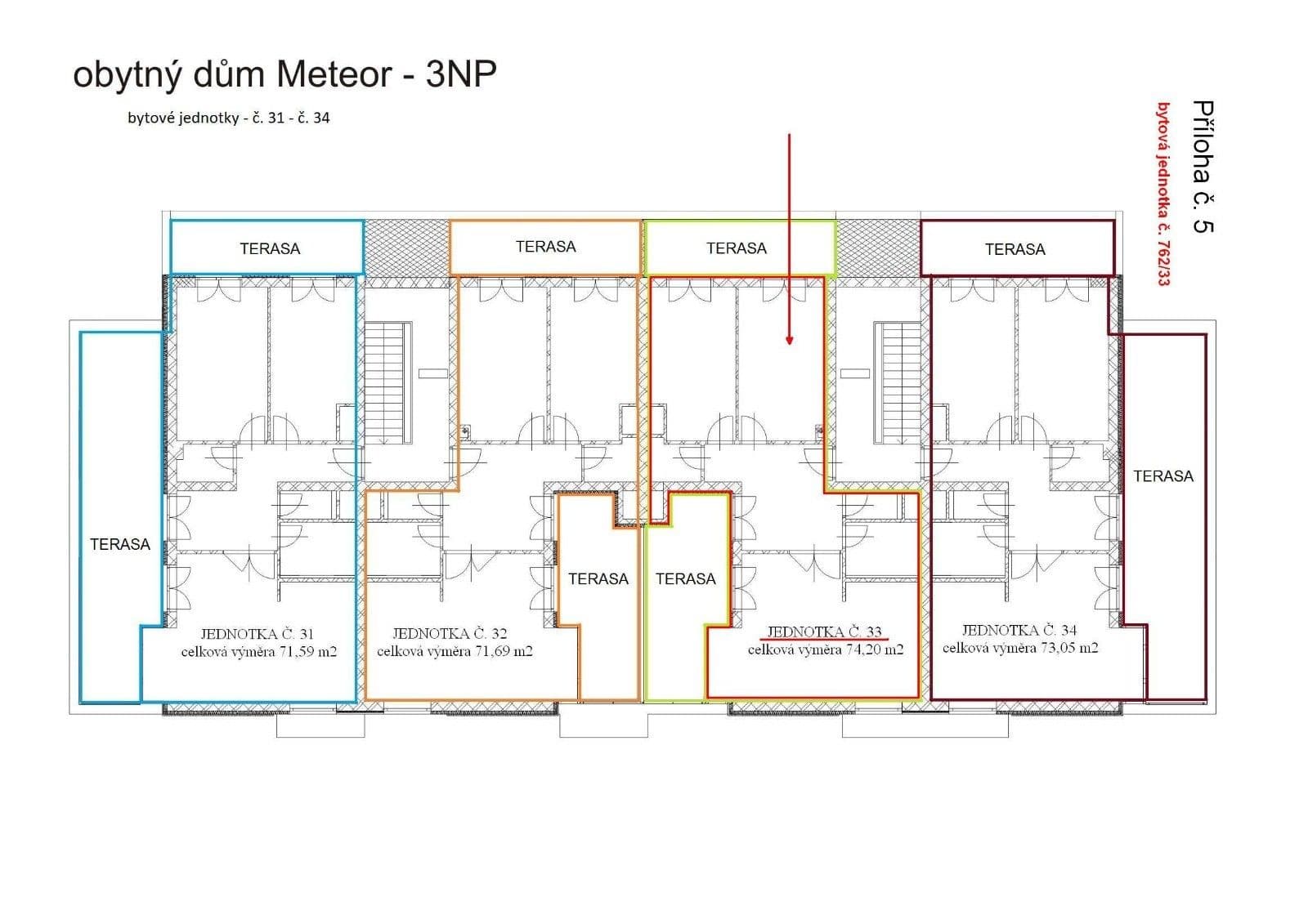 Predaj bytu 3-izbový 74 m², K Meteoru, Hradec Králové, Královéhradecký kraj Predaj bytu 3-izbový 74 m², K Meteoru, Hradec Králové, Královéhradecký kraj