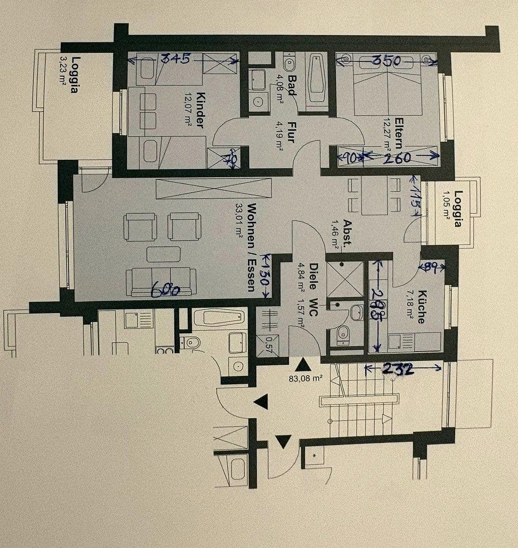 Predaj bytu 3-izbový 83 m², Stresemannstr., Hildesheim, Dolné Sasko Predaj bytu 3-izbový 83 m², Stresemannstr., Hildesheim, Dolné Sasko