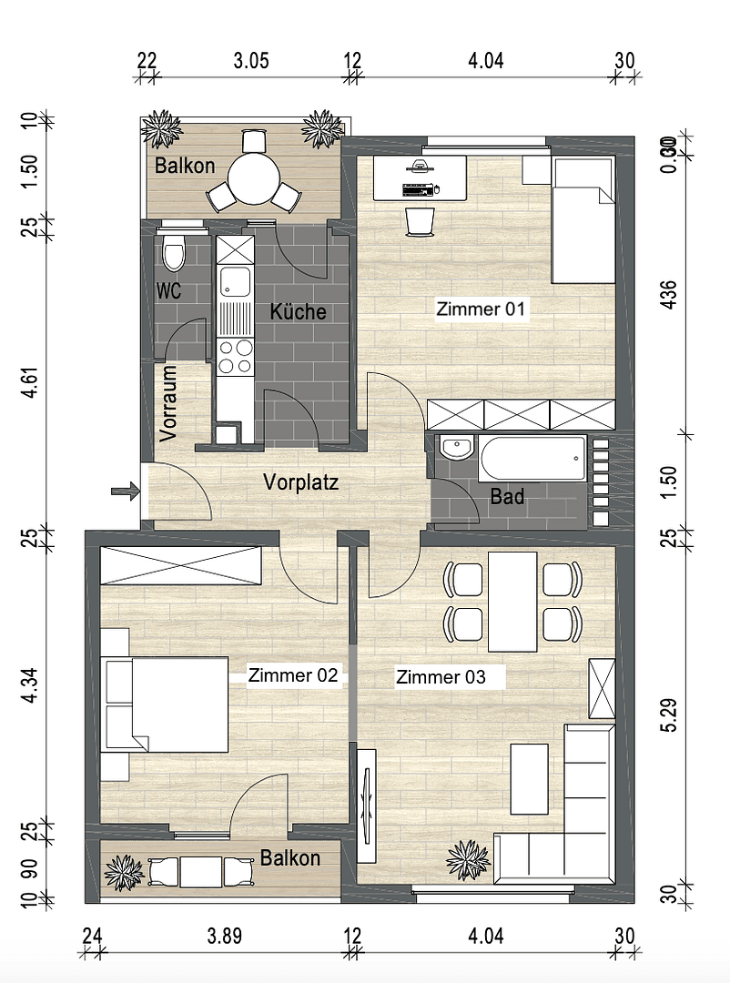 Prenájom bytu 3-izbový 78 m², Hohenheimer Str. 72, Stuttgart, Bádensko-Wurttembersko Prenájom bytu 3-izbový 78 m², Hohenheimer Str. 72, Stuttgart, Bádensko-Wurttembersko