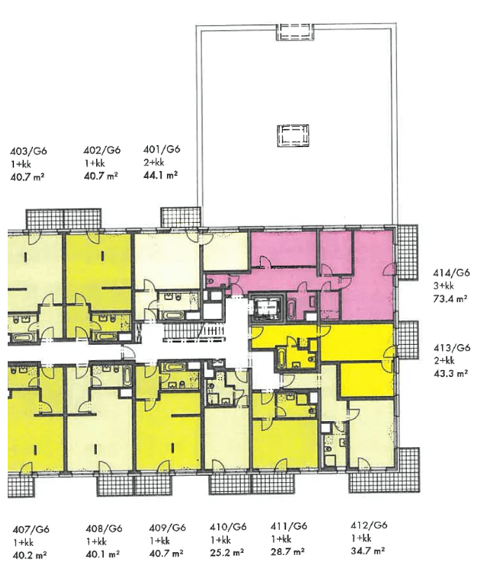 Predaj bytu 3-izbový 73 m², Honzíkova, Praha, Praha Predaj bytu 3-izbový 73 m², Honzíkova, Praha, Praha