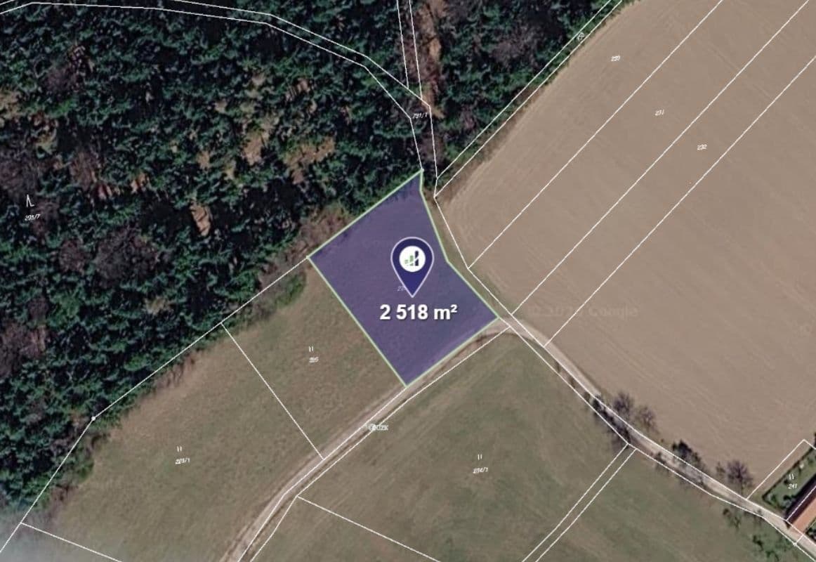 Predaj pozemku 2.518 m², Horní Radouň, Jihočeský kraj Predaj pozemku 2.518 m², Horní Radouň, Jihočeský kraj