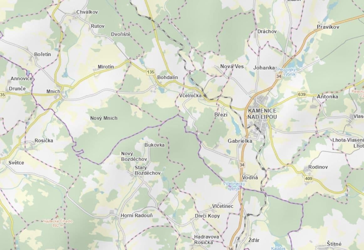 Predaj pozemku 2.518 m², Horní Radouň, Jihočeský kraj Predaj pozemku 2.518 m², Horní Radouň, Jihočeský kraj