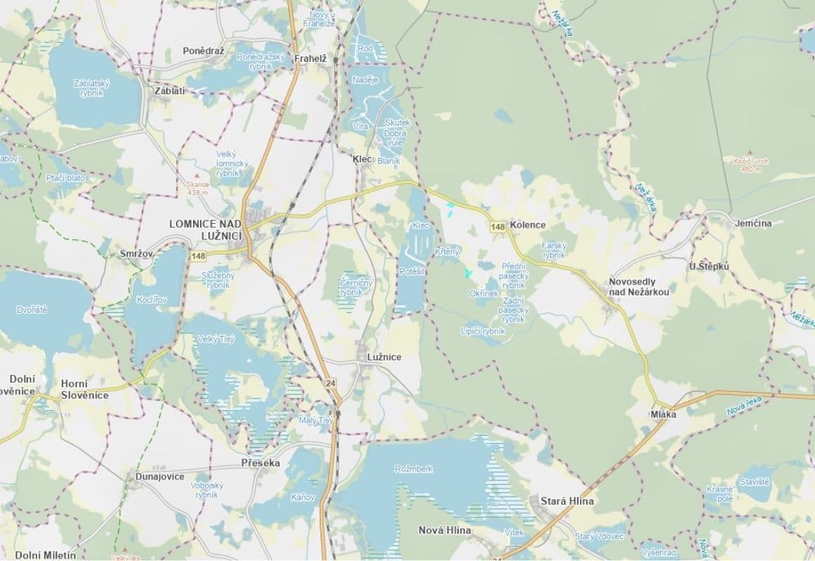 Predaj pozemku 10.427 m², Novosedly nad Nežárkou, Jihočeský kraj Predaj pozemku 10.427 m², Novosedly nad Nežárkou, Jihočeský kraj