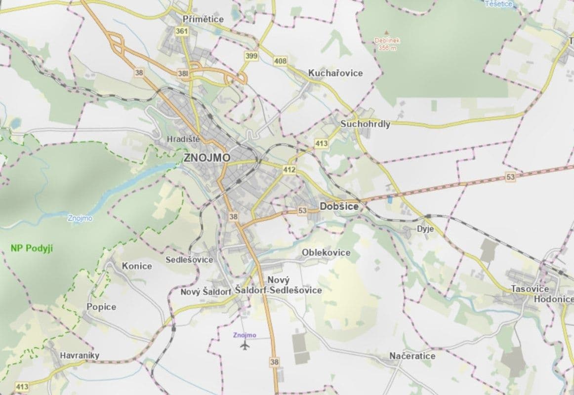 Predaj pozemku 13.389 m², Dyje, Jihomoravský kraj Predaj pozemku 13.389 m², Dyje, Jihomoravský kraj