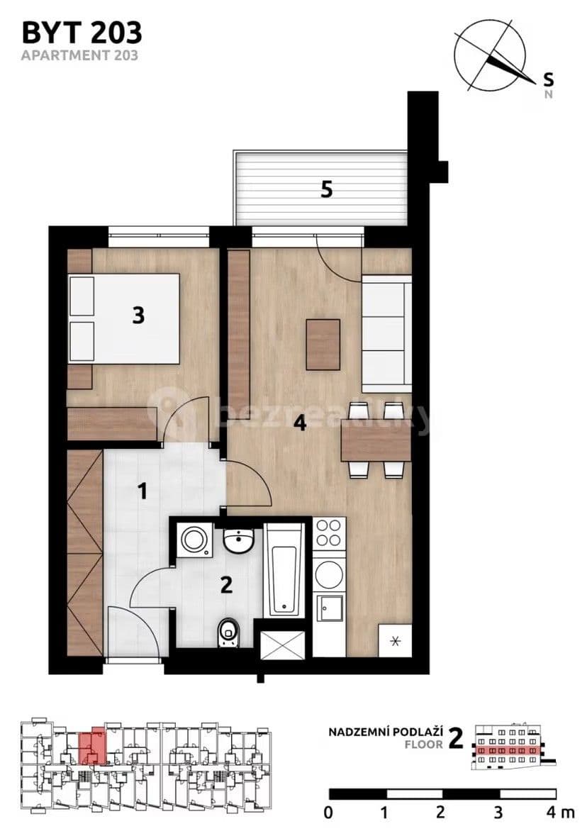 Prenájom bytu 2-izbový 44 m², Františka Diviše, Praha, Praha Prenájom bytu 2-izbový 44 m², Františka Diviše, Praha, Praha