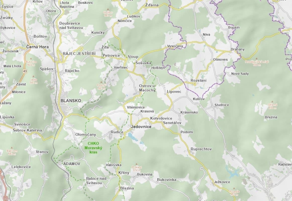 Predaj pozemku 8.074 m², Ostrov u Macochy, Jihomoravský kraj Predaj pozemku 8.074 m², Ostrov u Macochy, Jihomoravský kraj