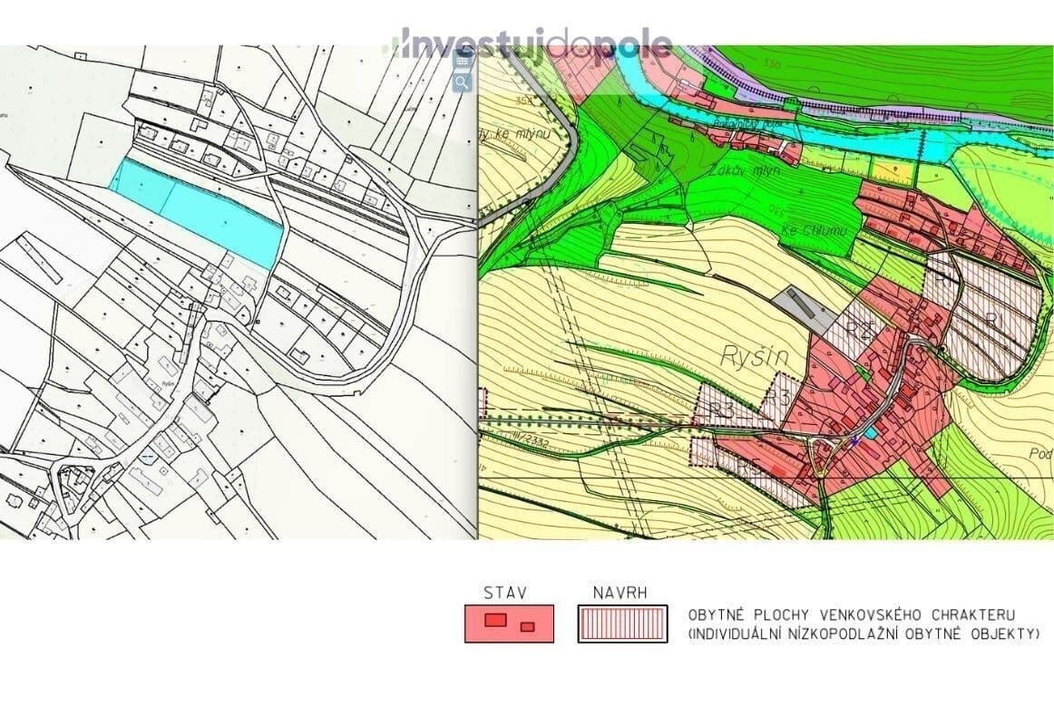 Predaj pozemku 3.639 m², Pavlíkov, Středočeský kraj Predaj pozemku 3.639 m², Pavlíkov, Středočeský kraj