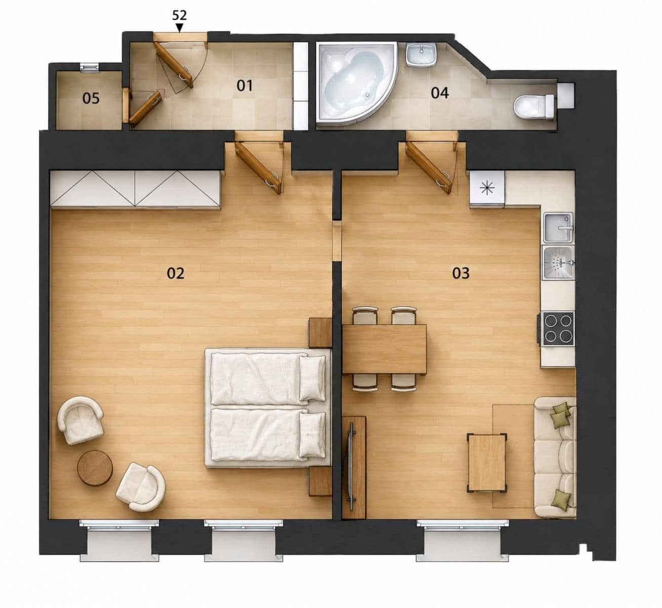 Predaj bytu 2-izbový 66 m², Rostislavova, Praha, Praha Predaj bytu 2-izbový 66 m², Rostislavova, Praha, Praha