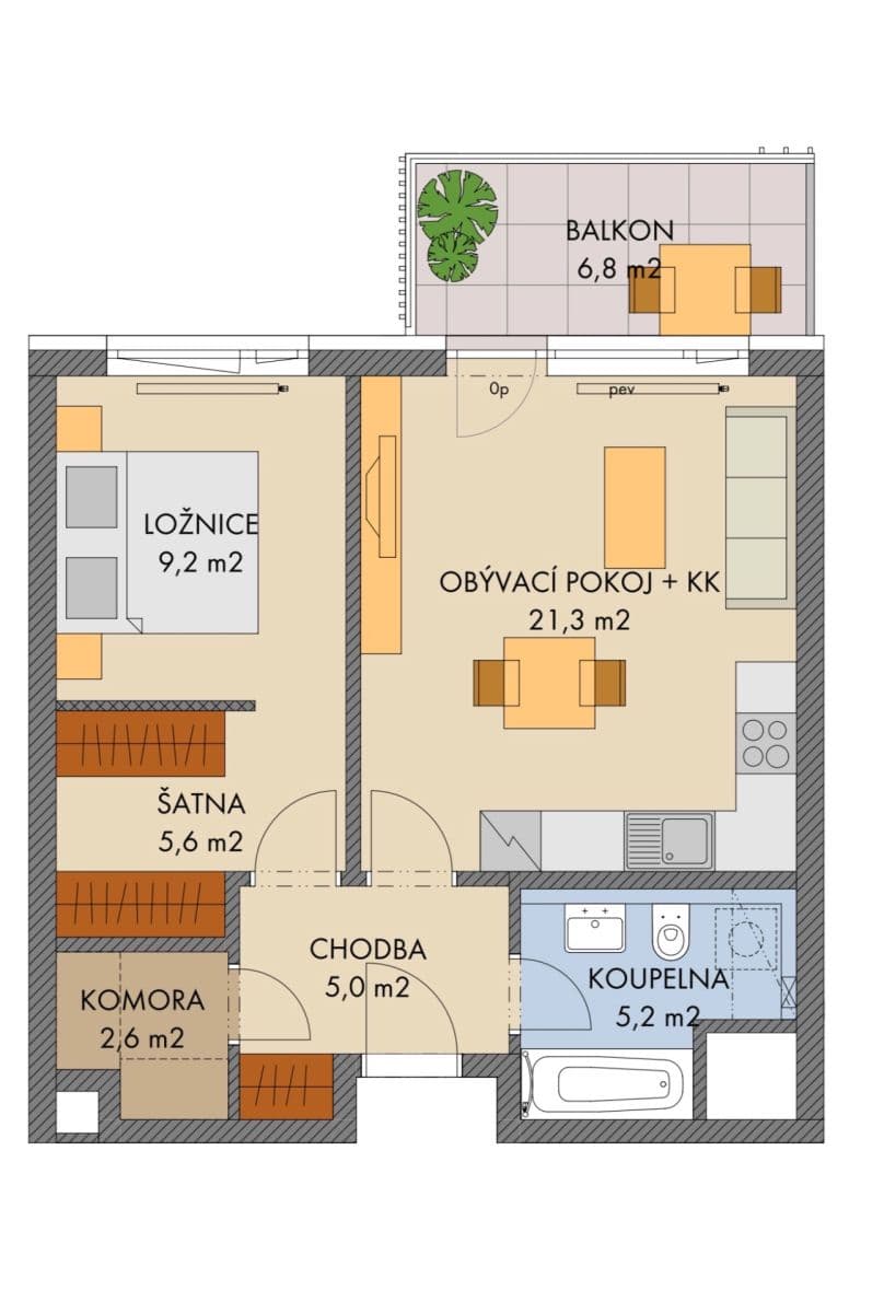 Predaj bytu 2-izbový 52 m², Hugo Haase, Praha, Praha Predaj bytu 2-izbový 52 m², Hugo Haase, Praha, Praha