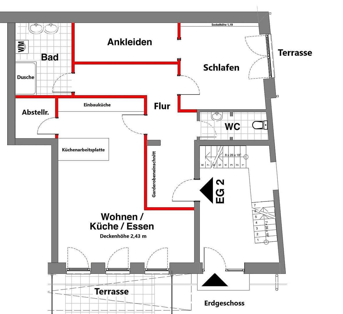 Prenájom bytu 2-izbový 88 m², Schützenstraße 5, Bad Oldesloe, Šlezvicko-Holštajnsko Prenájom bytu 2-izbový 88 m², Schützenstraße 5, Bad Oldesloe, Šlezvicko-Holštajnsko