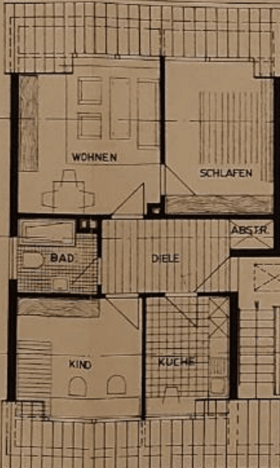 Prenájom bytu 3-izbový 60 m², Schloßstr. 317, Essen, Severné Porýnie - Westfálsko Prenájom bytu 3-izbový 60 m², Schloßstr. 317, Essen, Severné Porýnie - Westfálsko