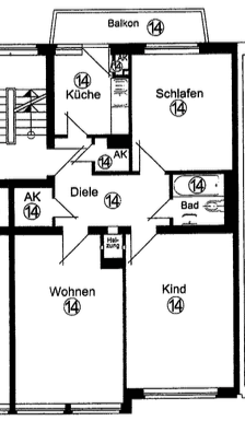 Predaj bytu 3-izbový 77 m², Bahlenstraße 146, Düsseldorf, Severné Porýnie - Westfálsko Predaj bytu 3-izbový 77 m², Bahlenstraße 146, Düsseldorf, Severné Porýnie - Westfálsko