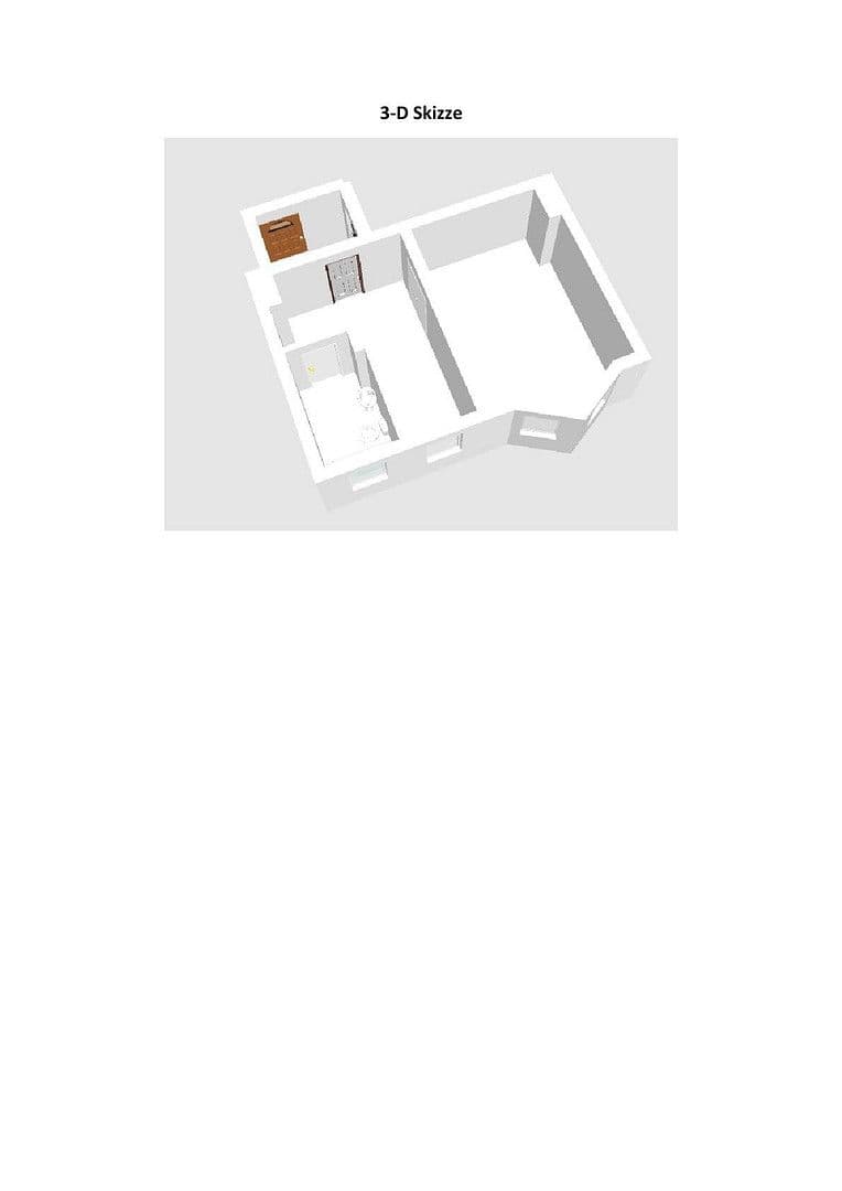 Prenájom bytu 1-izbový 39 m², Paracelsussstr. 5a, Halle, Sasko-Anhaltsko Prenájom bytu 1-izbový 39 m², Paracelsussstr. 5a, Halle, Sasko-Anhaltsko